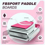 Premium-Stand-Up-Paddle-Board, Yoga-Board mit strapazierfähigem SUP-Zubehör und Tragetasche | Breiter Stand, Surf-Kontrolle, rutschfestes Deck, Leine, Paddel und Pumpe für Jugendliche und Erwachsene