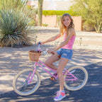 JOYSTAR 12/14/16/18/20 Pulgadas Bicicleta para niñas de 2 a 9 años, Bicicleta para niñas 12/14/16/18 Pulgadas con Cesta y estabilizadores, 20 Pulgadas con Caballete
