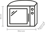 Whirlpool MAX 38 SL Kombination Grill und Mikrowelle / 700 W / 13 L Garraum / Crisp Funktion / Super-Kompakt Design besonders platzsparend in Ecken / Grill / Schnellauftau-Funktion, Silber