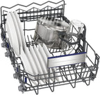 Siemens SR65YX08ME, iQ500 Smarter Geschirrspüler Vollintegriert, 45 cm breit, Besteckschublade, Zeolith, extra leise, aquaStop, automatische Türöffnung nach Programmende, varioSpeed, Innenbeleuchtung