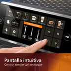 Serie 5400 Cafetera Superautomática - Sistema de Leche LatteGo, 12 Variedades de Café, Pantalla Intuitiva, 4 Perfiles de Usuario, Negro (EP5441/50)
