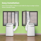 Comfee Mobiles Klimagert Easy Cool 2.0, 7000 BTU 2,0kW, Kühlen&Ventilieren&Entfeuchten, Raumgre bis 68m(25㎡), APP-Steuerung/Alexa/Google Home/IFTTT, Mobile Klimaanlage mit Abluftschlauch