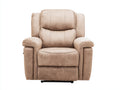 Sillones reclinables tapizado tela 90x95x105 cm color beige uso salón estilo moderno reclinable manual