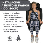 Chicco Unico EVO I'Size Classic, Silla de Coche ISOFIX para Bebés y Niños de 40 a 150 cm, Grupo 0123 Desde Recién Nacido hasta 12 Años, Giratoria 360º, Reductor, Ajustable y Protección Lateral, Negra