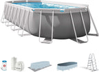 Intex 26798NP - Piscina desmontable ovalada intex prism frame 610x305x122 cm con depuradora