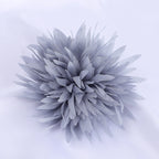 Spiky Petal Pom Fabric Flower Applique - Product Detail Photo 2