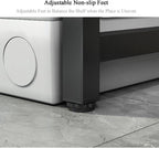 Soporte de secadora de altura ajustable, kit de apilamiento para lavadoras y secadoras de carga frontal, estante de almacenamiento sobre lavadora con capacidad de carga de 400 kg