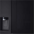 LG GSGV81PYLL Side by Side Kühlschrank, Klasse E, 635 L, Instaview, Kühlschrank mit Gefrierfach, Eis-, Crushed Ice- Wasserspender, Total NoFrost, Smart Inverter Kompressor, Wi-Fi