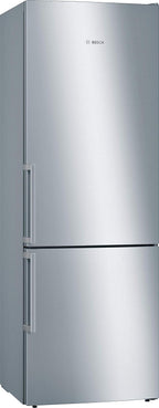 Bosch KGN36NWEA Serie 2 Kühl-Gefrier-Kombination, 186 x 60 cm, 215 L Kühlen & 87 L Gefrieren, NoFrost nie wieder abtauen, LED-Beleuchtung gleichmäßige Ausleuchtung