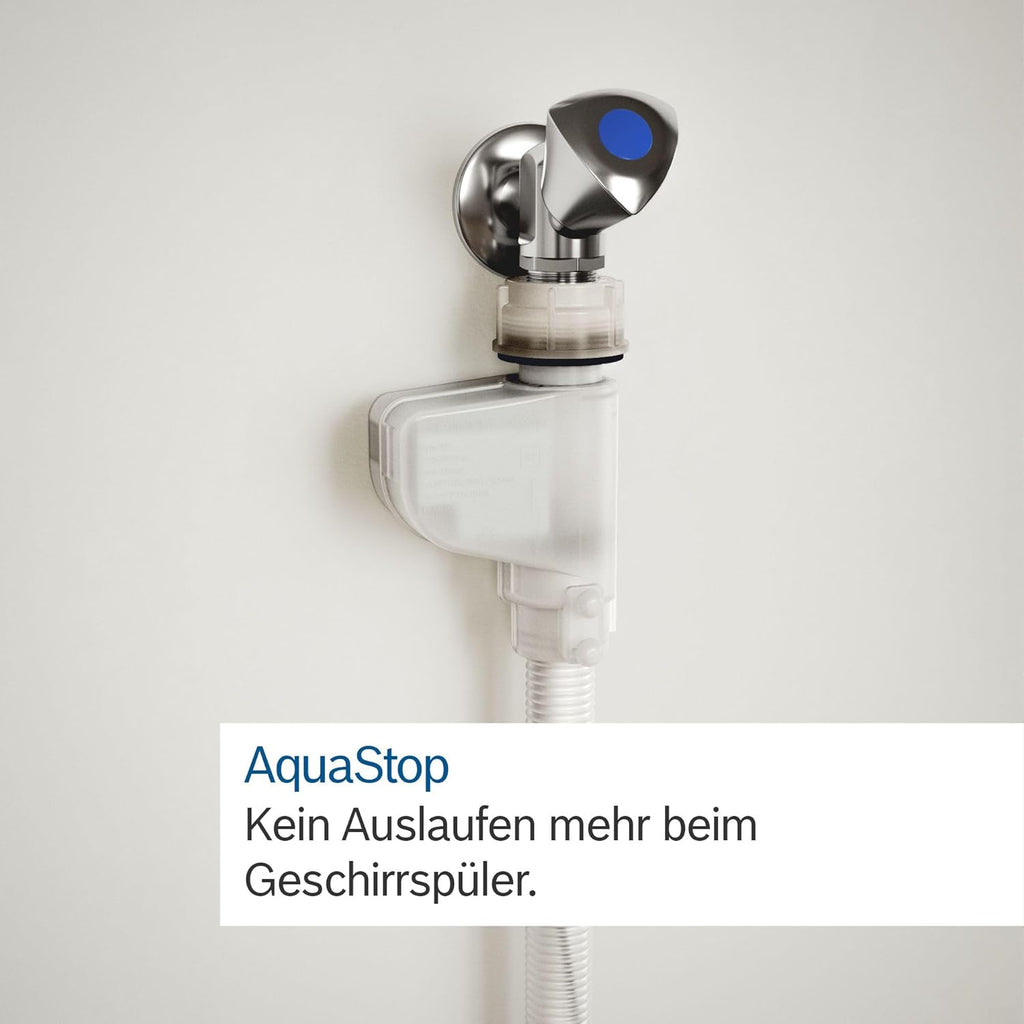 Bosch SPV2IKX10E Serie 2 Smarter Geschirrspüler vollintegriert, 45 cm breit, Besteckkorb, Extra Trocknen auf Knopfdruck, InfoLight roter Lichtpunkt am Boden, AquaStop Schutz gegen Wasserschäden, Weiß