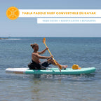 HUIIKE Tabla Paddle Surf Hinchable con Accesorios Incluidos, Remo, Quillas, Inflador. Stand Up Paddle Board Gran Estabilidad y Resistencia. 305 x 84 x 15 cm, Soporta hasta 130 kg