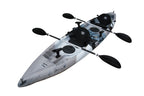 2026 Kayak de pesca tándem BKC TK181 de 3,9 m para 2 personas con asientos acolchados y remos