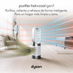 Purifier Hot+Cool™ Gen1 HP10 purificador de aire y calefactor – purificación, función calefacción y refrigeración (Plata)