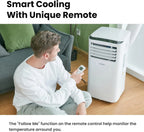 Comfee Mobiles Klimagert Easy Cool 2.0, 7000 BTU 2,0kW, Kühlen&Ventilieren&Entfeuchten, Raumgre bis 68m(25㎡), APP-Steuerung/Alexa/Google Home/IFTTT, Mobile Klimaanlage mit Abluftschlauch