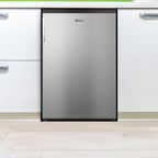 Svan Congelador vertical Inox SCV855500EX. Capacidad 85 Litros, Puerta Reversible, Bajo nivel Sonoro, Eficiencia Energética Clase E