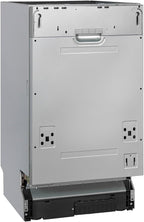 Exquisit Geschirrspüler, Spülmaschine, 45 cm Breite, Teilintegriert, 9 Maßgedecke, 9 Liter, Startzeitvorwahl, ECO-Modus, Geschirrspüler 45 cm, EGSP51009-EB-030E inox