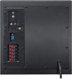 Logitech Z906 5.1 Sound System, Lautsprecher mit 1000 Watt Surround Sound, THX, Mehrere Audio-Eingänge, Fernbedienung, EU Stecker, PC/PS4/Xbox/Stereo-Anlage/TV/Smartphone/Tablet - Schwarz