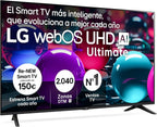 50UA73006LA - TV 50", UHD 4K, WebOS 25, Ultimate IA, HDR10 Pro, Super Upscaling, Dolby Digital Plus, Google Assistant, Negro