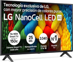 LG 43UA73006LA - TV 43", UHD 4K, WebOS 25, Ultimate IA, HDR10 Pro, Super Upscaling, Dolby Digital Plus, Google Assistant, Black