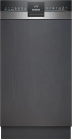 Siemens SR65YX08ME, iQ500 Smarter Geschirrspüler Vollintegriert, 45 cm breit, Besteckschublade, Zeolith, extra leise, aquaStop, automatische Türöffnung nach Programmende, varioSpeed, Innenbeleuchtung