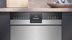 Siemens SR65YX08ME, iQ500 Smarter Geschirrspüler Vollintegriert, 45 cm breit, Besteckschublade, Zeolith, extra leise, aquaStop, automatische Türöffnung nach Programmende, varioSpeed, Innenbeleuchtung