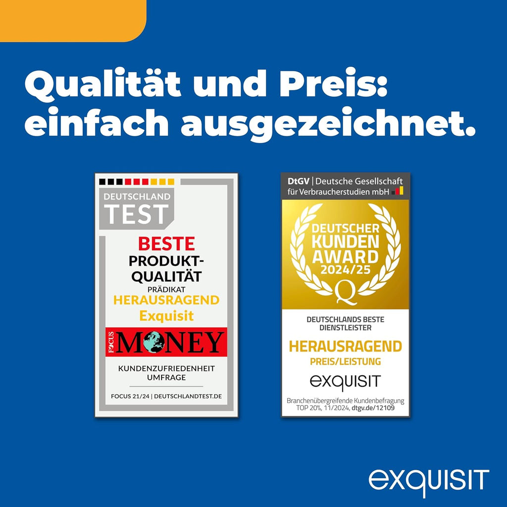 Exquisit Geschirrspüler, Spülmaschine, 45 cm Breite, Teilintegriert, 9 Maßgedecke, 9 Liter, Startzeitvorwahl, ECO-Modus, Geschirrspüler 45 cm, EGSP51009-EB-030E inox