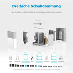 Midea Portasplit Klimaanlage, Mobile Wärmepumpe, Kühlen A++/Heizen A+, 12000 BTU 3, 5kW, für Räume bis zu 42 m² / 105 m³, nur 39 dB(A) im Silent-Modus