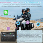 CARPURIDE W702S Pro Motocicleta CarPlay Pantalla con BM05 Soporte para Conectar y Usar, Inalámbrico CarPlay y Android Auto, 7" Impermeable Táctilpantalla, Dual Bluetooth, Control con Cable, Brújula.