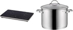 WMF Kult X Doppel- Induktionskochfeld 2 Platten, Kochplatte bis 28 cm, 2 Kochzonen, 8 Stufen, Topferkennung,Touch-Display, Glaskeramik, Timer-Funktion, 3500 W