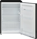 TELEFUNKEN Kühlschrank ohne Gefrierfach | Freistehend | 135 Liter Nutzinhalt | Kühlschrank klein mit Gemüsefach | LED-Beleuchtung | Türanschlag wechselbar | C-135-100-W weiß