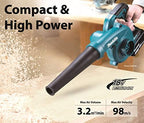 DUB185RT - Soplador LXT de Iones de Litio de 18 V Completo con 1 batería de 5.0 Ah y Cargador