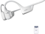 SHOKZ Słuchawki Sportowe OpenRun Pro 2 z Przewodnictwem Kostnym, Bezprzewodowe z Bluetooth 5.3, Mikrofony Redukujące Hałas, IP55 Wodoodporne, 12h Czasu Odtwarzania, USB-C Szybkie Ładowanie, Czarny