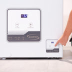 Cecotec Congelador Horizontal Bolero CoolMarket Chest 142 White E, Capacidad 142 L, Modo Inverter Plus, Dual Fuction, Fast Freezing, Cesta Interior, Control Electrónico, Clase E