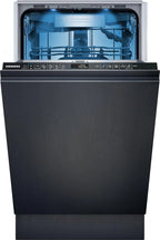 Siemens SR65YX08ME, iQ500 Smarter Geschirrspüler Vollintegriert, 45 cm breit, Besteckschublade, Zeolith, extra leise, aquaStop, automatische Türöffnung nach Programmende, varioSpeed, Innenbeleuchtung