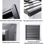 Cubierta De Aire Acondicionado Exterior,Cubre Aire Acondicionado Aluminio,Paneles De Valla De Privacidad Al Aire Libre,Rejillas Protectoras Para Bombas De Calor,Protección Contra La Lluvia Y El Sol (