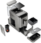 Tchibo Kaffeevollautomat Esperto2 Caffè mit 2-Tassen-Funktion für Caffè Crema und Espresso, Granite Black - INKLUSIVE Kaffeeprobierset GRATIS