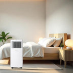 Aspes Aire Acondicionado Portátil, 9000 BTU. AAAP900F. Solo frío, Display LED Táctil, Temporizador, Mando a Distancia, Kit instalación ventana incluido, Clasificación Energética A