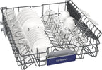 Siemens SN43ES14VE, iQ300 Smarter Geschirrspüler, Unterbau-Spülmaschine mit Besteckschublade, 60 cm, automatische Türöffnung dank autoOpen dry, besonders leise mit iQdrive-Motor, aquaStop, Edelstahl