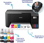 Epson EcoTank ET-2870 A4-Multifunktions-Wi-Fi-Tintentankdrucker, mit einem im Lieferumfang enthaltenen Vorrat an Tinten bis zu 3 Jahren