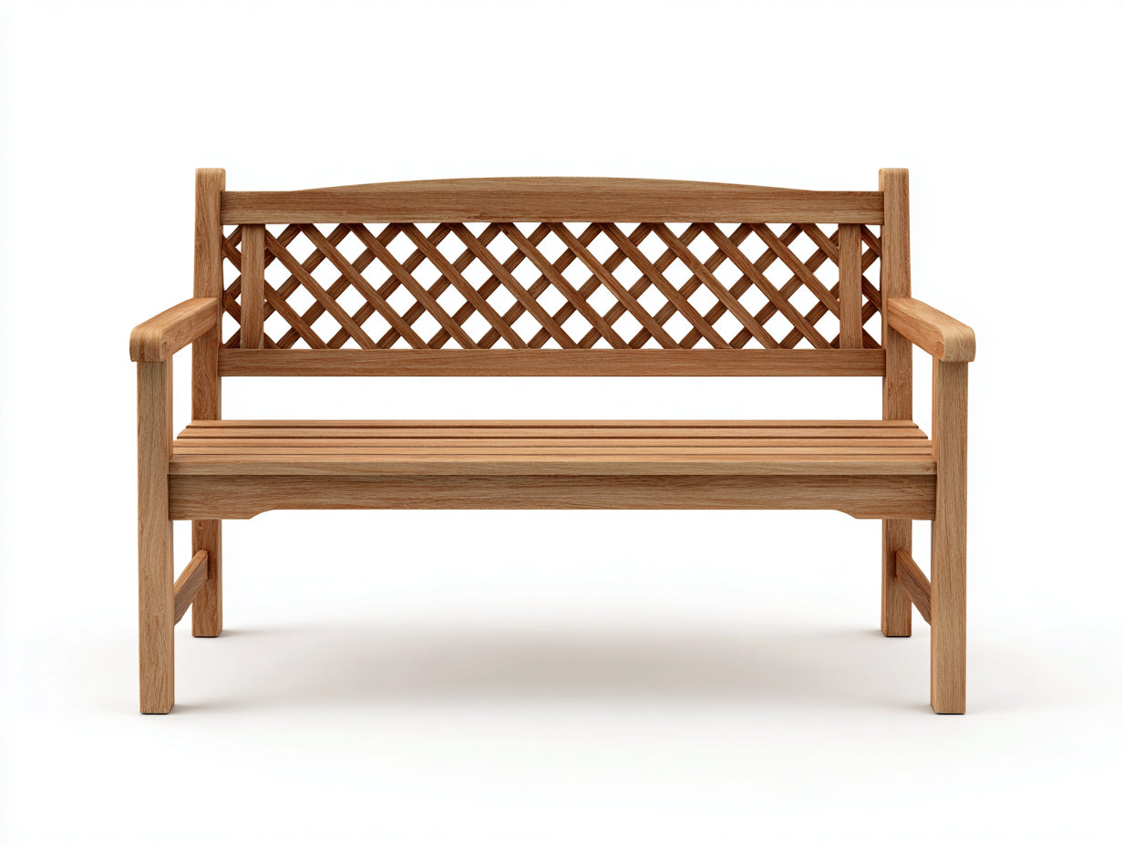 Bancos de jardín madera 120x60x85 cm marrón exterior resistente diseño clásico
