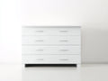 Cómodas madera MDF 120x40x80 cm - color blanco - diseño moderno