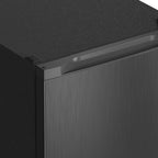 Congelador vertical independiente CHiQ, 145L de capacidad, congelación rápida, termostato ajustable, silencioso, puerta reversible, negro, clasificación energética E