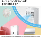 COMFEE Pingüino Aire Acondicionado Portátil 9000 BTU/2300 Frigorías Breezy Cool Pro – Climatizador sin unidad exterior, Bajo Consumo, App Control y Kit de Ventana – Refrigera, Ventila y Deshumidifica