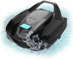Cecotec Robot Limpiafondos Piscina sin Cable Conga Pooldroid 2000 FloorMaster. Autonomía 100mins, Piscina sin Pendientes, hasta 80m2, Profundidad Máxima 2,5m, Capacidad 2,5L, Filtro Alta Eficiencia