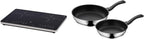 WMF Kult X Doppel- Induktionskochfeld 2 Platten, Kochplatte bis 28 cm, 2 Kochzonen, 8 Stufen, Topferkennung,Touch-Display, Glaskeramik, Timer-Funktion, 3500 W