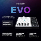 Chessnut EVO AI Chessboard - Motor Maia Integrado, BOT de ajedrez Personalizable, reconocimiento Completo de Piezas, soporta Plataformas Principales, diseño Inteligente Todo en uno