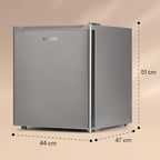 Klarstein Congelador Pequeño Vertical, Mini Congelador Portatil Silencioso para Casa y Oficina, Capacidad 33 l. con Estante, Eficiencia Energética, Estante, Dep. Hielos y Rascador