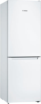 Bosch KGN36NWEA Serie 2 Kühl-Gefrier-Kombination, 186 x 60 cm, 215 L Kühlen & 87 L Gefrieren, NoFrost nie wieder abtauen, LED-Beleuchtung gleichmäßige Ausleuchtung