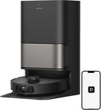 DREAME L40s Pro Ultra Aspiradora Robot, 19.000 Pa, Cepillo Doble HyperStream, Acceso a Altura de 4 cm, Cepillo Lateral Extensible y Elevable, Limpieza con Mopa de Agua Tibia a 75 °C, Autolimpieza 3.0