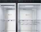 LG GSGV81PYLL Side by Side Kühlschrank, Klasse E, 635 L, Instaview, Kühlschrank mit Gefrierfach, Eis-, Crushed Ice- Wasserspender, Total NoFrost, Smart Inverter Kompressor, Wi-Fi